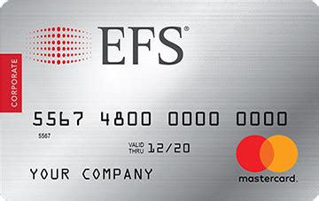 efs smart funds card|efs fleet mastercard.